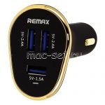 Автомобильное зарядное устройство 3xUSB 6300mA Remax RCC-302 (черное)