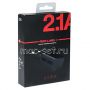 Сетевое зарядное устройство 2xUSB 2100mA Red Line NT-2A (черное)