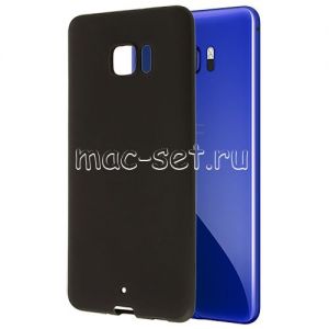 Чехол-накладка силиконовый для HTC U Ultra (черный 1.2мм)