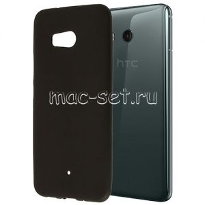 Чехол-накладка силиконовый для HTC U11 (черный 1.2мм)