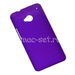 Чехол-накладка пластиковый для HTC One (синий)
