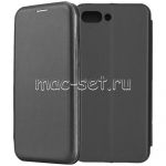 Чехол-книжка кожаный для Huawei Honor 10 (черный) Fashion Case