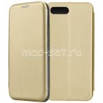Чехол-книжка кожаный для Huawei Honor 10 (золотистый) Fashion Case