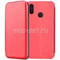 Чехол-книжка кожаный для Huawei Honor 10 Lite (красный) Fashion Case