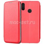 Чехол-книжка кожаный для Huawei Honor 10 Lite (красный) Fashion Case