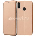 Чехол-книжка кожаный для Huawei Honor 10 Lite (розовый) Fashion Case
