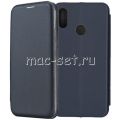 Чехол-книжка кожаный для Huawei Honor 10 Lite (синий) Fashion Case