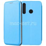 Чехол-книжка кожаный для Huawei Honor 10i (голубой) Fashion Case