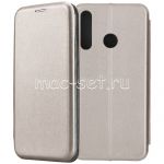 Чехол-книжка кожаный для Huawei Honor 10i (серый) Fashion Case