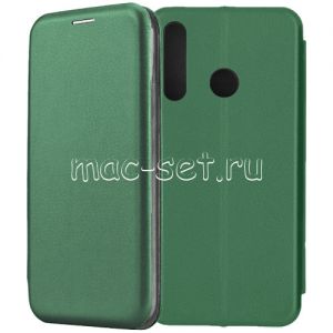 Чехол-книжка кожаный для Huawei Honor 10i (зеленый) Fashion Case