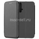 Чехол-книжка кожаный для Huawei Honor 20 (черный) Fashion Case