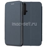 Чехол-книжка кожаный для Huawei Honor 20 (синий) Fashion Case