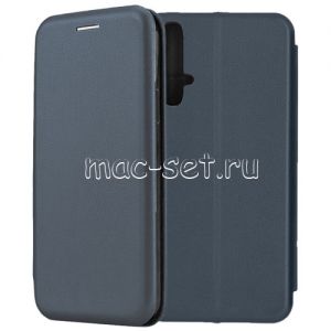Чехол-книжка кожаный для Huawei Honor 20 (синий) Fashion Case