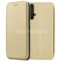 Чехол-книжка кожаный для Huawei Honor 20 (золотистый) Fashion Case