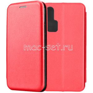 Чехол-книжка кожаный для Huawei Honor 20 Pro (красный) Fashion Case