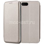 Чехол-книжка кожаный для Huawei Honor 7S (серый) Fashion Case