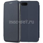 Чехол-книжка кожаный для Huawei Honor 7S (синий) Fashion Case