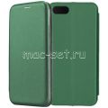 Чехол-книжка кожаный для Huawei Honor 7S (зеленый) Fashion Case