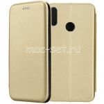 Чехол-книжка кожаный для Huawei Honor 8C (золотистый) Fashion Case