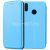 Чехол-книжка кожаный для Huawei Honor 8X (голубой) Fashion Case