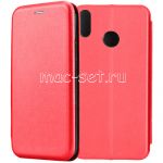 Чехол-книжка кожаный для Huawei Honor 8X (красный) Fashion Case
