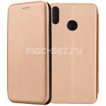 Чехол-книжка кожаный для Huawei Honor 8X (розовый) Fashion Case