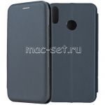 Чехол-книжка кожаный для Huawei Honor 8X (синий) Fashion Case