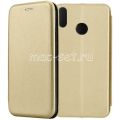 Чехол-книжка кожаный для Huawei Honor 8X (золотистый) Fashion Case