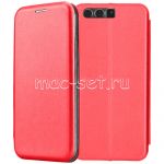 Чехол-книжка кожаный для Huawei Honor 9 (красный) Fashion Case