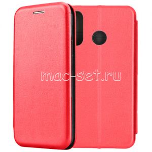 Чехол-книжка кожаный для Huawei Honor 20S / 20 Lite (красный) Fashion Case