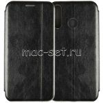 Чехол-книжка кожаный для Huawei Honor 20S / 20 Lite (черный) Retro Case