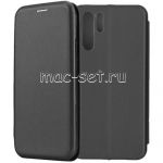 Чехол-книжка кожаный для Huawei P30 Pro (черный) Fashion Case