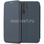 Чехол-книжка кожаный для Huawei P30 Pro (синий) Fashion Case