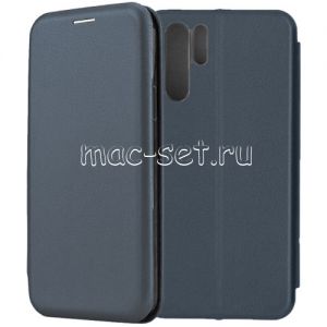 Чехол-книжка кожаный для Huawei P30 Pro (синий) Fashion Case