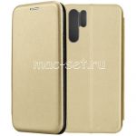 Чехол-книжка кожаный для Huawei P30 Pro (золотистый) Fashion Case