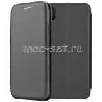 Чехол-книжка кожаный для Huawei Honor 8S (черный) Fashion Case