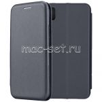 Чехол-книжка кожаный для Huawei Honor 8S (синий) Fashion Case