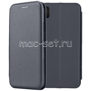 Чехол-книжка кожаный для Huawei Honor 8S (синий) Fashion Case