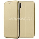 Чехол-книжка кожаный для Huawei Honor 8S (золотистый) Fashion Case