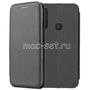 Чехол-книжка кожаный для Huawei P Smart Z (черный) Fashion Case