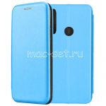 Чехол-книжка кожаный для Huawei Honor 9X / 9X Premium (голубой) Fashion Case