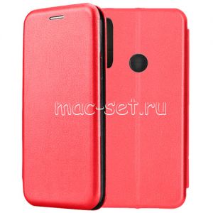 Чехол-книжка кожаный для Huawei P Smart Z (красный) Fashion Case