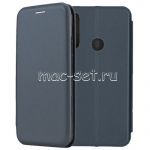Чехол-книжка кожаный для Huawei P Smart Z (синий) Fashion Case