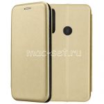 Чехол-книжка кожаный для Huawei P Smart Z (золотистый) Fashion Case