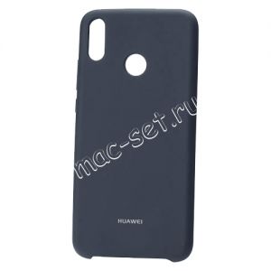 Чехол-накладка силиконовый для Huawei Honor 8X (синий) Silicone Cover