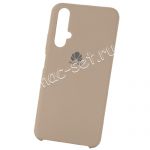 Чехол-накладка силиконовый для Huawei Honor 20 (светло-бежевый) Silicone Cover