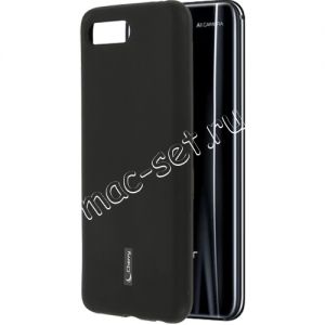 Чехол-накладка силиконовый для Huawei Honor 10 (черный) Cherry