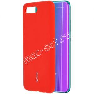 Чехол-накладка силиконовый для Huawei Honor 10 (красный) Cherry