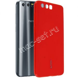 Чехол-накладка силиконовый для Huawei Honor 9 (красный) Cherry