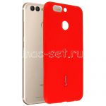 Чехол-накладка силиконовый для Huawei Nova 2 Plus (красный) Cherry